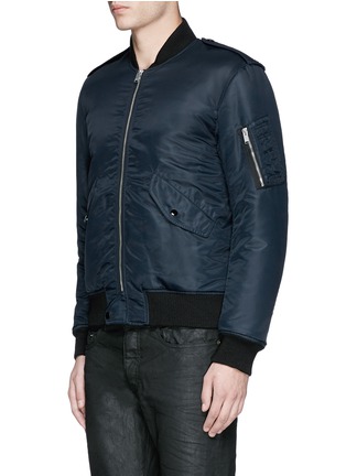 Front View - Click To Enlarge - SAINT LAURENT - 'MA-1' bomber jacket