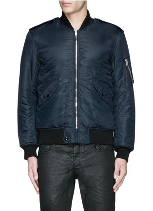 Main View - Click To Enlarge - SAINT LAURENT - 'MA-1' bomber jacket