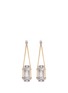 Main View - Click To Enlarge - EDDIE BORGO - 'Sibyl Vial' chain rock crystal drop earrings