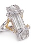 Detail View - Click To Enlarge - EDDIE BORGO - 'Sibyl Vial' chain rock crystal ring