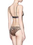 Back View - Click To Enlarge - 72930 - 'Regipetto' leopard print tulle bralette