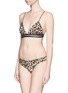 Figure View - Click To Enlarge - 72930 - 'Regipetto' leopard print tulle bralette