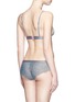 Back View - Click To Enlarge - 72930 - Love Lace' eyelash lace crepe bralette