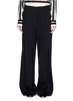 Main View - Click To Enlarge - MS MIN - Wide leg crepe pants