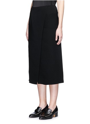 Front View - Click To Enlarge - MS MIN - Asymmetric drape front skirt