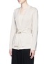 Front View - Click To Enlarge - MS MIN - Milano knit belted cardigan
