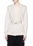 Main View - Click To Enlarge - MS MIN - Milano knit belted cardigan