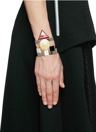Figure View - Click To Enlarge - TOGA ARCHIVES - Acrylic stone three cuff set