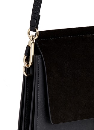  - CHLOÉ - 'Faye' medium suede flap leather shoulder bag