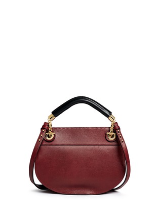 Back View - Click To Enlarge - CHLOÉ - 'Goldie' small leather satchel