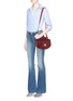 Figure View - Click To Enlarge - CHLOÉ - 'Goldie' small leather satchel