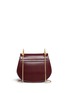 Back View - Click To Enlarge - CHLOÉ - 'Drew' small suede leather shoulder bag