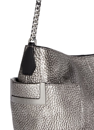 Detail View - Click To Enlarge - JIMMY CHOO - 'Annabelle' metallic leather shoulder bag