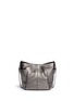 Back View - Click To Enlarge - JIMMY CHOO - 'Annabelle' metallic leather shoulder bag