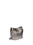 Front View - Click To Enlarge - JIMMY CHOO - 'Annabelle' metallic leather shoulder bag