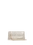 Main View - Click To Enlarge - JIMMY CHOO - 'Margot' chain glitter envelope clutch