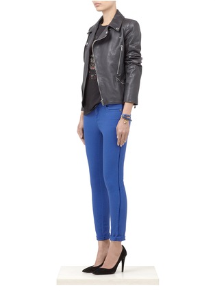 Figure View - Click To Enlarge - ALEXANDER MCQUEEN - Skinny-fit cropped jeans