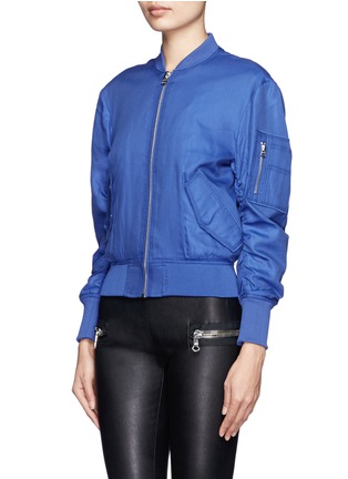 Front View - Click To Enlarge - ACNE STUDIOS - Signature cotton-blend bomber jacket