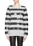 Main View - Click To Enlarge - MARKUS LUPFER - Sequined stripe cotton sweater
