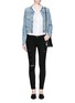 Figure View - Click To Enlarge - FRAME - 'Le Skinny de Jeanne' slim fit jeans