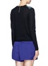 Back View - Click To Enlarge - ACNE STUDIOS - Liona printed silk front sweater