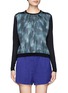 Main View - Click To Enlarge - ACNE STUDIOS - Liona printed silk front sweater