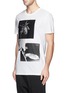 Front View - Click To Enlarge - HELMUT LANG - Withered rose print long T-shirt