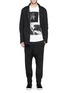 Figure View - Click To Enlarge - HELMUT LANG - Withered rose print long T-shirt
