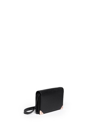 Front View - Click To Enlarge - ALEXANDER WANG - 'Prisma' mini textured leather shoulder bag