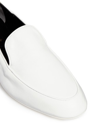 Detail View - Click To Enlarge - CLERGERIE - 'Fanim' step-in heel leather loafers