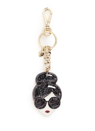 Main View - Click To Enlarge - ALICE & OLIVIA - Stace face glitter keyring