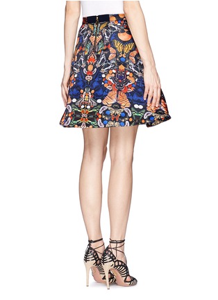 Back View - Click To Enlarge - ALICE & OLIVIA - 'Nyla' butterfly print skirt