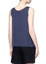 Back View - Click To Enlarge - VINCE - Raw edge satin tank top