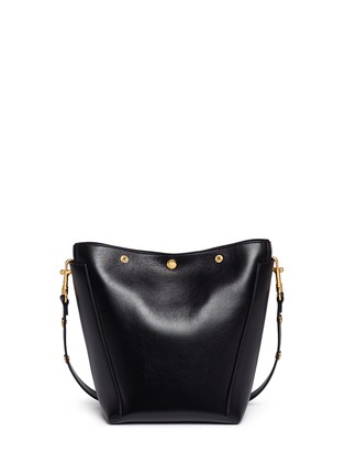 Detail View - Click To Enlarge - MULBERRY - 'Small Camden' press stud leather hobo