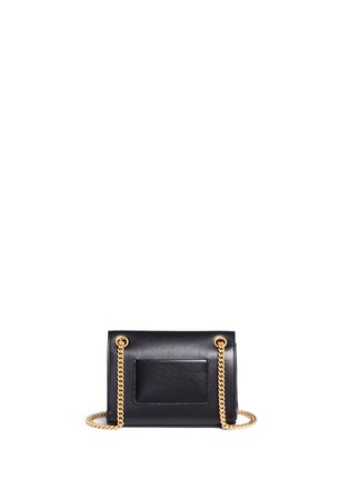 Detail View - Click To Enlarge - MULBERRY - 'Mini Cheyne' flap leather chain bag