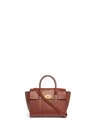Main View - Click To Enlarge - MULBERRY - 'Small Bayswater' vegetable tanned leather tote