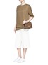 Figure View - Click To Enlarge - MULBERRY - 'Small Darley' grainy leather chain bag