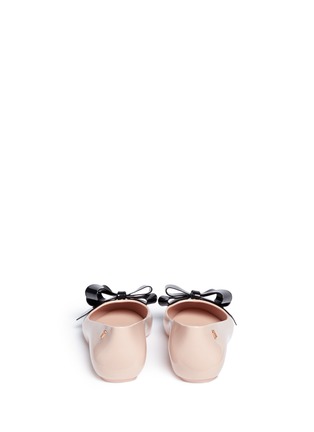 Back View - Click To Enlarge - MELISSA - 'Space Love IV' bow PVC flats