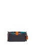 Back View - Click To Enlarge - COACH - 'Dinky' varsity patchwork leather crossbody bag
