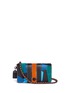 Main View - Click To Enlarge - COACH - 'Dinky' varsity patchwork leather crossbody bag
