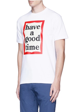 Front View - Click To Enlarge - HAVE A GOOD TIME - Have A Good Time' frame print T-shirt