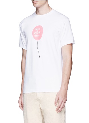 Front View - Click To Enlarge - HAVE A GOOD TIME - 'Have A Good Time' balloon print T-shirt