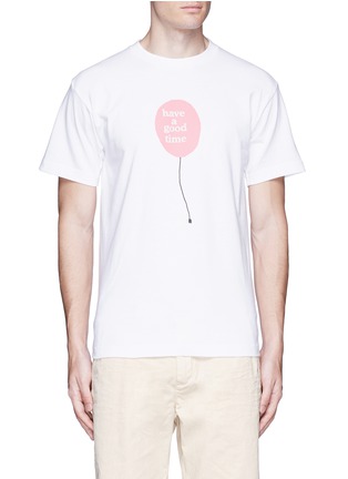Main View - Click To Enlarge - HAVE A GOOD TIME - 'Have A Good Time' balloon print T-shirt