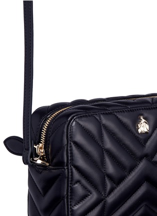 Detail View - Click To Enlarge - LANVIN - 'Nomad' mini quilted leather camera bag
