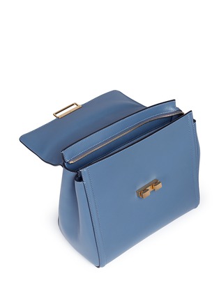 Detail View - Click To Enlarge - LANVIN - 'Jiji' small top handle leather bag