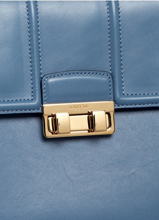 Detail View - Click To Enlarge - LANVIN - 'Jiji' small top handle leather bag