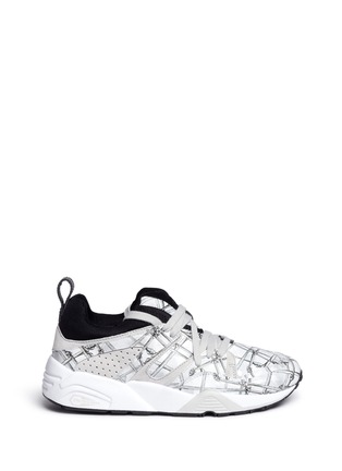 Main View - Click To Enlarge - PUMA - x SWASH 'Blaze of Glory' bone print leather sneakers