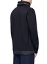 Back View - Click To Enlarge - MC Q - Drawstring nylon hem sweatshirt