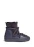 Main View - Click To Enlarge - INUIKII - 'Classic' shearling wedge sneaker boots