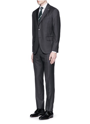 Figure View - Click To Enlarge - LARDINI - Pinstripe wool suit